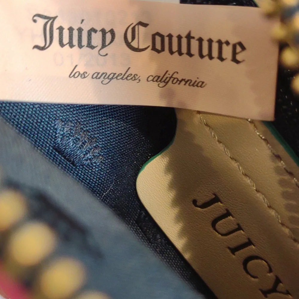 Juicy Couture Louisa Hot Pink Everyday Nylon Crossbody Bag Tassel Gold Chain
